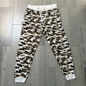 Suzette Collection Joggers Lounge Pants with Pockets Camo Size M/L
